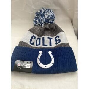 Indianapolis Colts Winter NEW ERA Beanie Hat Pom NFL Team Headwear Adult OSFA